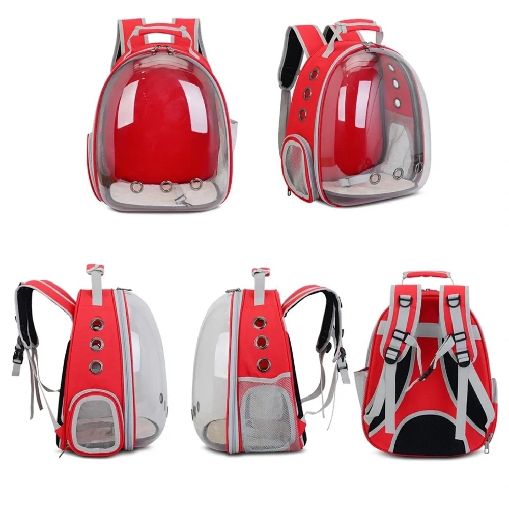Pet Portable Carrier Backpack Space Capsule Travel Dog Cat Bag different colors.
